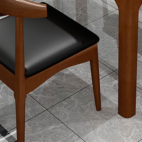 Rectangle Dining Site Table Contemporary Style Faux Marble Furniture