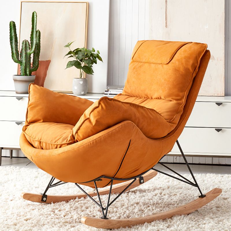 Chaise d'accentuation à bascule décontractée, canapé de loisirs pour balcon et salon