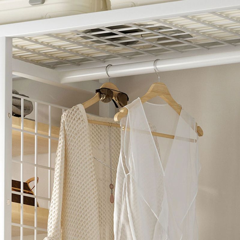 Guardaroba di guardaroba autoportante contemporaneo guardaroba in metallo