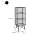 Metal Closed Back Standard Bookshelf Modern Shelves Included Bookcase