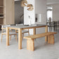 Sintered Stone Top Dining Table Modern Rectangle Table with Wooden Base Clearhalo ' dining_table' 'Dining Tables & Seating' 'Dining Tables' 'furn' 'furn_dining_table' 'Furniture' 'furniture_dining_table' 'Kitchen & Dining Furniture' 'kitchen&dining_furn' 'kitchen' 'kitchen_dining_table' 1200x1200_9e9a1101-ab07-4f8a-bf9e-ed65aa09e039