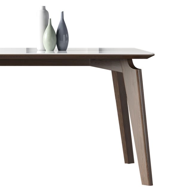 Sintered Stone Rectangle Table Medieval Modern White Table with 4 Legs for Restaurant Clearhalo ' dining_table' 'Dining Tables & Seating' 'Dining Tables' 'furn' 'furn_dining_table' 'Furniture' 'furniture_dining_table' 'Kitchen & Dining Furniture' 'kitchen&dining_furn' 'kitchen' 'kitchen_dining_table' 1200x1200_9e9c5e90-1942-4f54-b112-51769af1d6ba