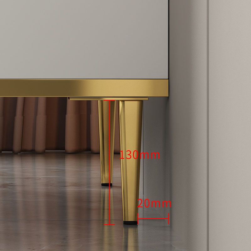 Slaapkamer Glam opbergkast stenen kist in het wit met laden