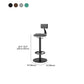 Modern Adjustable Height Bar Stools Matte Finish Indoor Stools