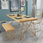 Traditional Luxury Rectangle Dining Room Table Pine Solid Wood Table with 4 Metal Legs for Home Clearhalo ' dining_table' 'Dining Tables & Seating' 'Dining Tables' 'furn' 'furn_dining_table' 'Furniture' 'furniture_dining_table' 'Kitchen & Dining Furniture' 'kitchen&dining_furn' 'kitchen' 'kitchen_dining_table' 1200x1200_9ea11ff4-f4ad-45ca-8549-49e2987abd4f
