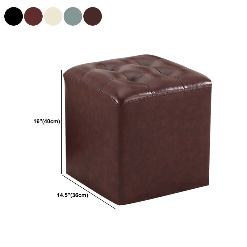 Wine Red Modern Pouf Water Resistant Round Pouf for Drawing Room Clearhalo 'furn' 'furn_ottomans_poufs' 'Furniture' 'Living Room Furniture' 'Ottomans & Poufs' 'ottomans_poufs' 1200x1200_9ea18d05-3ea4-48ba-ba6f-210e4b518ac1