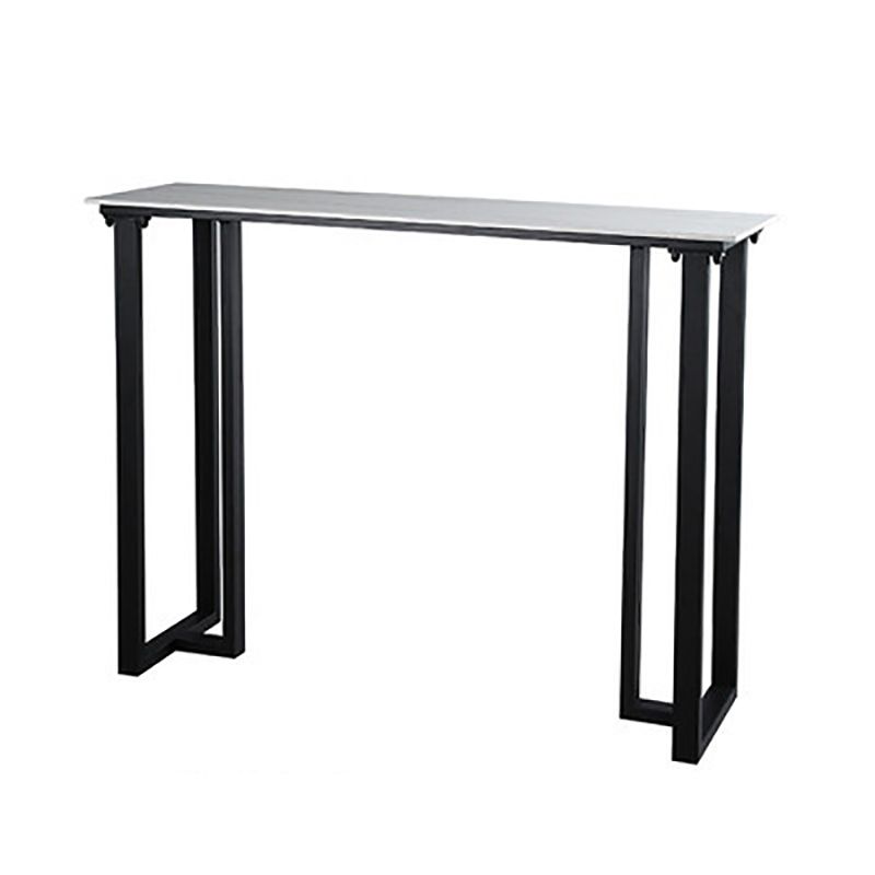 Industrial Bar Height Table Stone Top Bistro Bar Table for Patio Use Clearhalo 'Bar Furniture' 'Bar Tables' 'bar_tables' 'furn' 'furn_bar_tables' 'Furniture' 'Kitchen & Dining Furniture' 1200x1200_9ea3a4ce-7e9f-4e8d-95d8-b5e7cc28044d