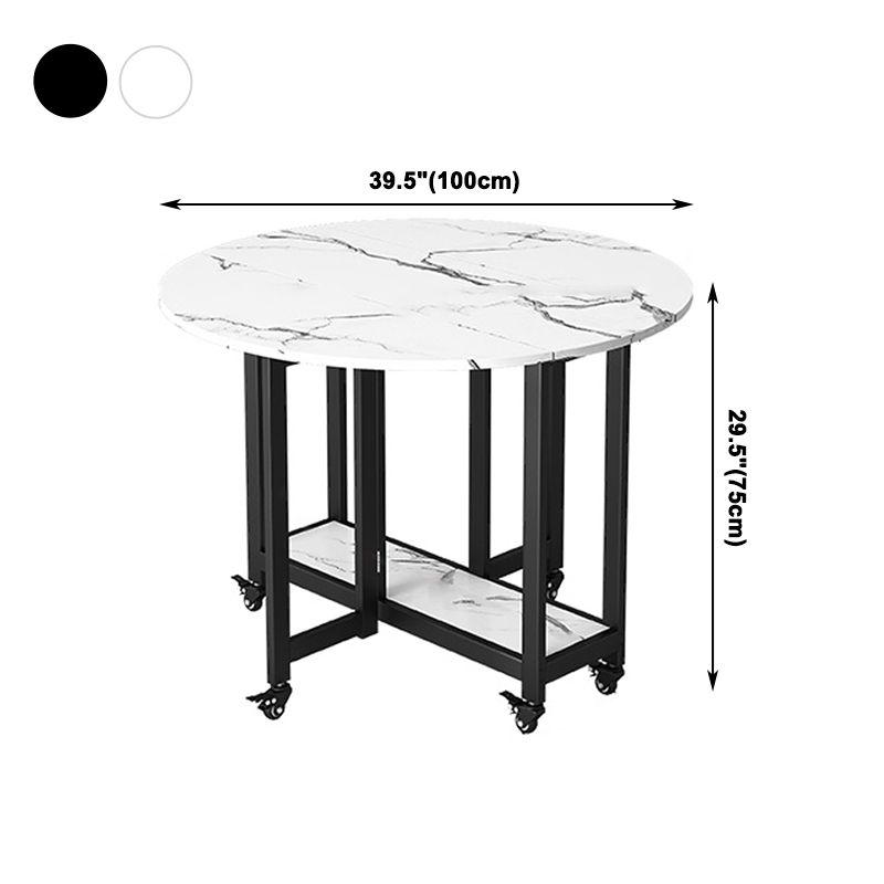 Midcentury Style Round Furniture Solid Wood Dining Table for Dining Room Clearhalo ' dining_table' 'Dining Tables & Seating' 'Dining Tables' 'furn' 'furn_dining_table' 'Furniture' 'furniture_dining_table' 'Kitchen & Dining Furniture' 'kitchen&dining_furn' 'kitchen' 'kitchen_dining_table' 1200x1200_9ea4c411-2217-4e86-b643-089c62817c77