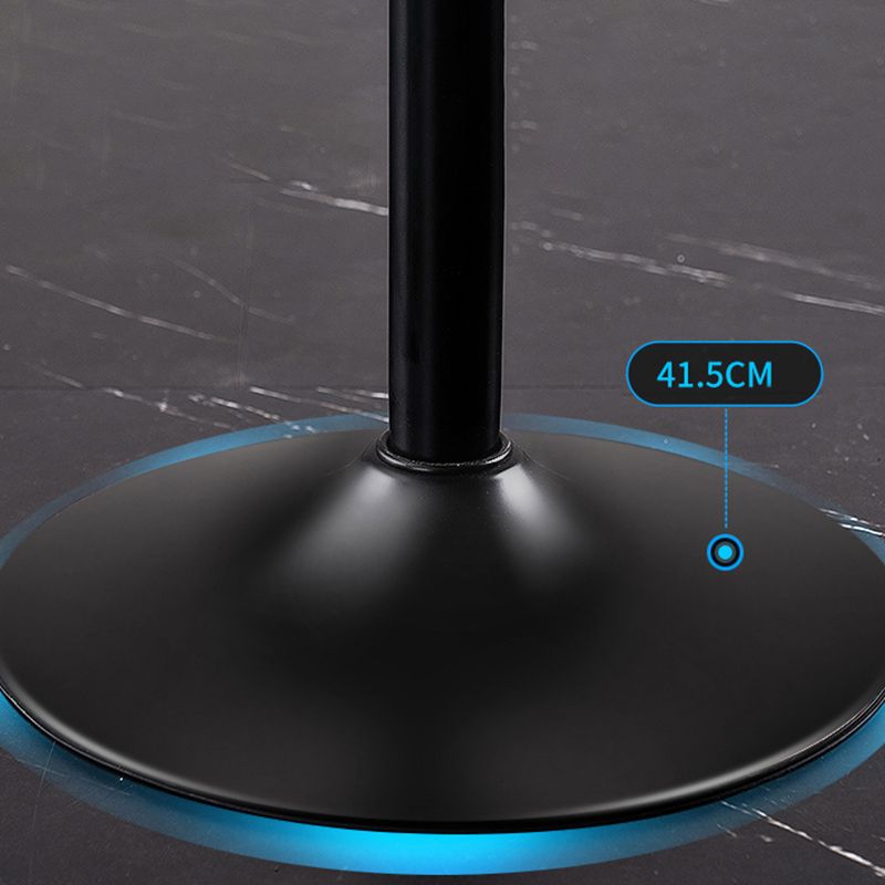 Contemporary Adjustable Bar and Counter Stool Low Back Stool with Black Base Clearhalo 'Bar Furniture' 'Bar Stools' 'bar_stools' 'furn' 'furn_bar_stools' 'furniture_bar_stools' 'Kitchen & Dining Furniture' 'kitchen&dining_furn' 'kitchen' 'kitchen_furn' Furniture' 1200x1200_9ea5e731-79a8-43c6-b01b-0b44bb9ffd2d