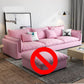 Nordic Loose Back Linen Sofa & Chaise Square Arm Cushions Sofa