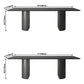 Solid Wood Rectangle Dining Table Modern Contemporary Kitchen Wood Table with Double Pedestal Clearhalo ' dining_table' 'Dining Tables & Seating' 'Dining Tables' 'furn' 'furn_dining_table' 'Furniture' 'furniture_dining_table' 'Kitchen & Dining Furniture' 'kitchen&dining_furn' 'kitchen' 'kitchen_dining_table' 1200x1200_9ea84d56-e063-415f-940b-c336890d7f2d