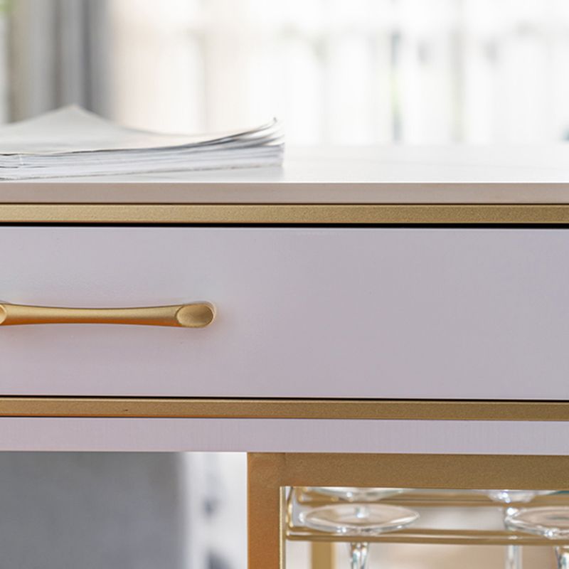 Glam Stone Rectangle Counter Table 1/3 Pieces Bar Table Set for Living Room Clearhalo 'Bar Furniture' 'furn' 'furn_home_bar_bar_sets' 'Furniture' 'Home Bars & Bar Sets' 'home_bar_bar_sets' 'Kitchen & Dining Furniture' 1200x1200_9ea992b2-7276-4658-8eaa-7011605dd925