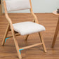 Contemporary Open Linen Side Chair Matte Finish Folding Dining Chair with Natural Legs Clearhalo ' kitchen&dining_furn' 'Dining Chairs' 'Dining Tables & Seating' 'dining_chair' 'furn' 'furn_dining_chair' 'Furniture' 'furniture_dining_chair' 'Kitchen & Dining Furniture' 'kitchen' 1200x1200_9eab15ae-0403-4a4e-a045-85c95fa951b6