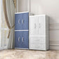 Contemporary Style Wardrobe Plastic Wardrobe Closet for Bedroom