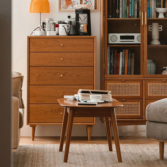 Modernism Storage Chest Dresser Solid Wood Dresser with 5/6/9 Drawers for Bedroom