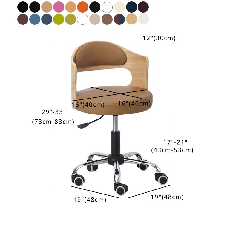 Modern Rotatable Liftable Counter Stool Steel Bar Stool with Cushion Clearhalo 'Bar Furniture' 'Bar Stools' 'bar_stools' 'furn' 'furn_bar_stools' 'furniture_bar_stools' 'Kitchen & Dining Furniture' 'kitchen&dining_furn' 'kitchen' 'kitchen_furn' Furniture' 1200x1200_9eb1636d-1e23-42ac-be44-35fe99f60b4e