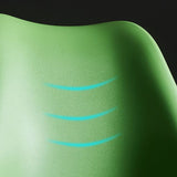 Modern Plastic Chair 33"H Acrylic Solid Back Dining Chair for Restaurant Clearhalo ' kitchen&dining_furn' 'Dining Chairs' 'Dining Tables & Seating' 'dining_chair' 'Furniture' 'furniture_dining_chair' 'Kitchen & Dining Furniture' 'kitchen' 1200x1200_9eb549d6-e7ed-4e15-9411-bb91fea3b889