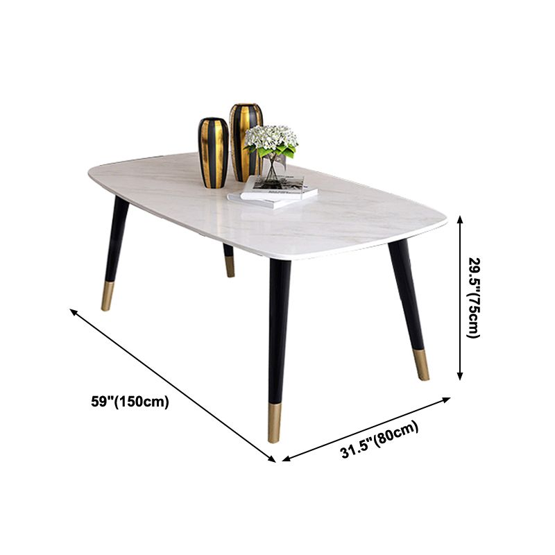 Rectangle Luxury Style Dining Table White Fixed Table with Sintered Stone Clearhalo ' dining_table' 'Dining Tables & Seating' 'Dining Tables' 'furn' 'furn_dining_table' 'Furniture' 'furniture_dining_table' 'Kitchen & Dining Furniture' 'kitchen&dining_furn' 'kitchen' 'kitchen_dining_table' 1200x1200_9eb5fbbf-0cf9-4e93-8269-720bf65ba347