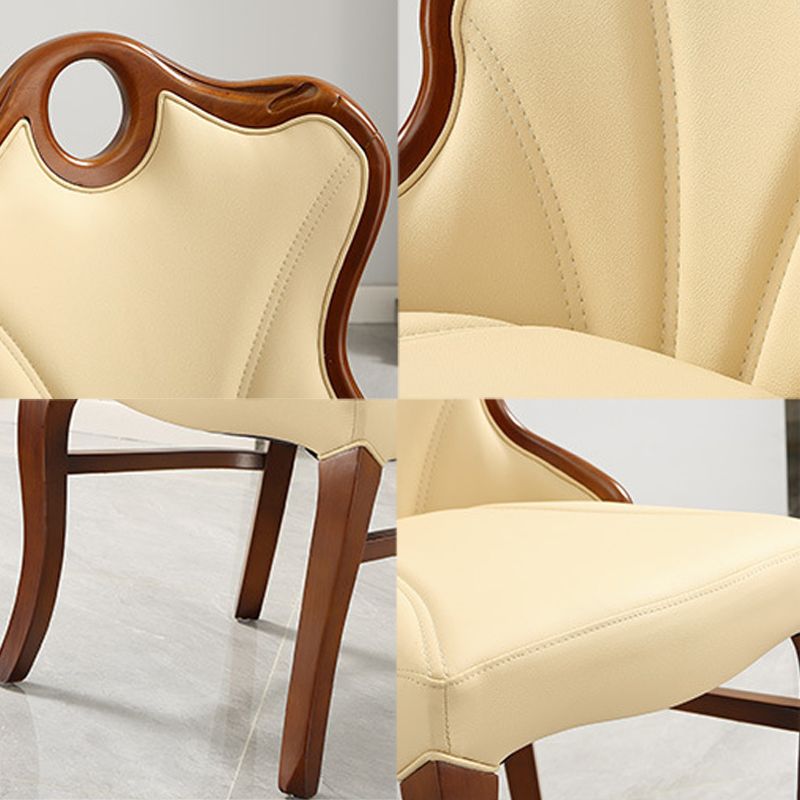 Upholstered Armless Dining Chairs Contemporary Kitchen Side Chair Clearhalo 'Dining Chairs' 'Dining Tables & Seating' 'dining_chair' 'furn' 'furn_dining_chair' 'Furniture' 'Kitchen & Dining Furniture' 1200x1200_9eb61ce8-d065-4934-aace-6f278abb0e0c