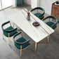 Nordic 1/5 Pieces Dining Set Rectangle Stone Dining Table for Dining Room Clearhalo 'Dining Room Sets' 'Dining Tables & Seating' 'dining_room_set' 'furn' 'furn_dining_room_set' 'Furniture' 'Kitchen & Dining Furniture' 1200x1200_9eb735f0-3dd1-48f9-abb2-c94b23b9f3e8