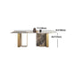 Nordic Glam Rectangle Sintered Stone Table Set 1/4/5/6/8 Pieces Dining Set Clearhalo 'Dining Room Sets' 'Dining Tables & Seating' 'dining_room_set' 'furn' 'furn_dining_room_set' 'Furniture' 'Kitchen & Dining Furniture' 1200x1200_9eb9f524-f2a7-4764-9739-435df3f448da