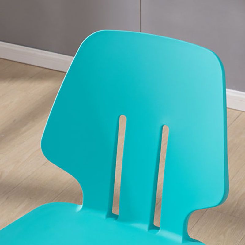 Contemporary Open Back Dining Side Chair Plastic Dining Armless Chairs for Home Use Clearhalo ' kitchen&dining_furn' 'Dining Chairs' 'Dining Tables & Seating' 'dining_chair' 'furn' 'furn_dining_chair' 'Furniture' 'furniture_dining_chair' 'Kitchen & Dining Furniture' 'kitchen' 1200x1200_9eb9fef3-8c8e-4765-bb37-d3edfb212123