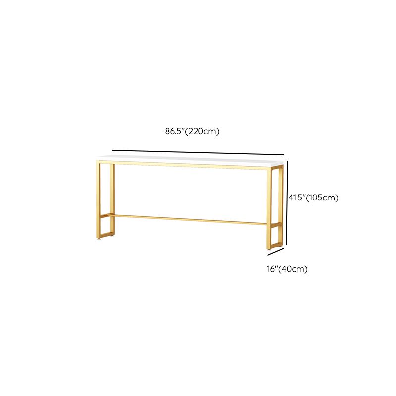 Pine Solid Wood Bar Height Table Glam Rectangle Indoor Bar Table Clearhalo 'Bar Furniture' 'Bar Tables' 'bar_tables' 'furn' 'furn_bar_tables' 'Furniture' 'Kitchen & Dining Furniture' 1200x1200_9eba690b-c39c-4581-8279-6034251a8d68