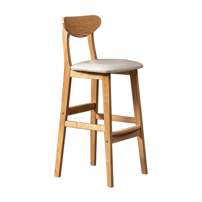 Scandinavian Padded Feet Barstools Restaurant Solid Wood Counter Barstool Clearhalo 'Bar Furniture' 'Bar Stools' 'bar_stools' 'furn' 'furn_bar_stools' 'furniture_bar_stools' 'Kitchen & Dining Furniture' 'kitchen&dining_furn' 'kitchen' 'kitchen_furn' Furniture' 1200x1200_9ebc3830-bfd3-474b-b42f-707926a15a4c