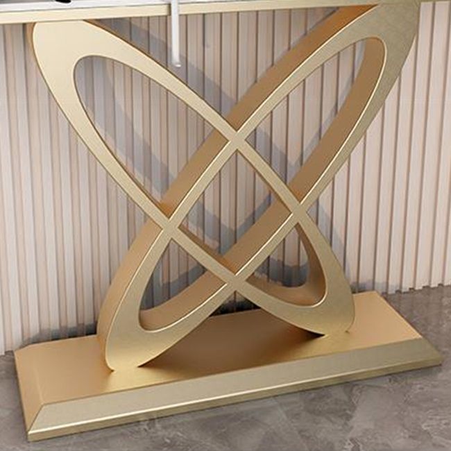 Zeitgenössischer Konsolentisch Antikes Finish -Konsolen -Sofa in Stein