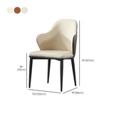 Sedia imbottita sala da pranzo casa finta sedia