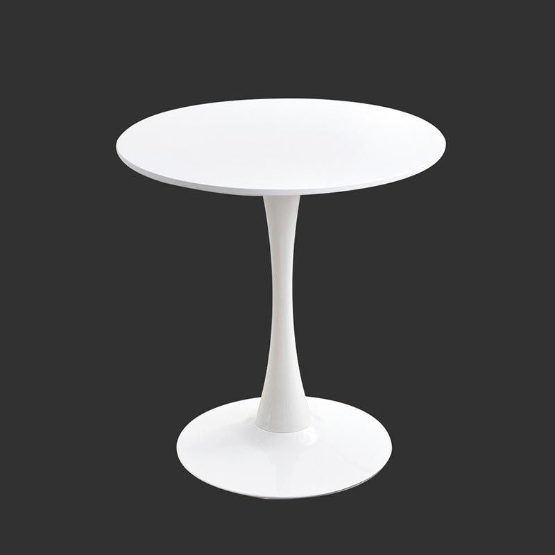 Modern Manufactured Wood Tulip Table Matte Finish Round Dining Table Clearhalo 'Dining Tables & Seating' 'Dining Tables' 'dining_table' 'furn' 'furn_dining_table' 'Furniture' 'furniture_dining_table' 'Kitchen & Dining Furniture' 'kitchen' 'kitchen_dining_table' 1200x1200_9ebdbeba-7cda-4461-815d-5fb310bba0cd