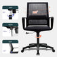 Modern Computer Ergonomic Mesh Chair Height-adjustable Office Chair Clearhalo 'furn' 'furn_office_chair' 'Furniture' 'Office Chairs' 'Office Furniture' 'office_chair' 1200x1200_9ebde3d0-3da7-4747-bad6-03efa3998786