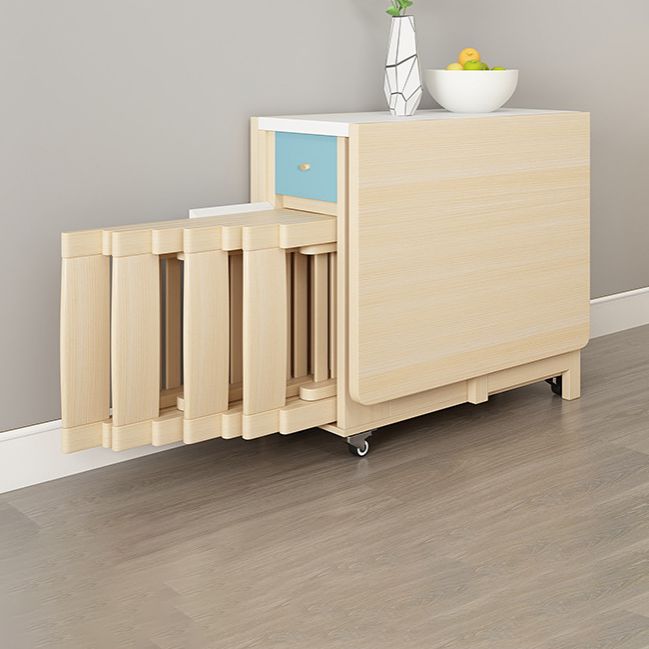 Modern Folding Dining Table Set 1/2/3/5 Pieces Dining Set for Home Use Clearhalo 'Dining Room Sets' 'Dining Tables & Seating' 'dining_room_set' 'furn' 'furn_dining_room_set' 'Furniture' 'furniture_dining_room_set' 'Kitchen & Dining Furniture' 1200x1200_9ebe45da-0900-4af2-9b60-c8a9a69df40f