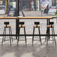 Modern 1/7 Pieces Bar Table Set Rectangle Pine Wood Counter Table for Milk Tea Shop Clearhalo 'Bar Furniture' 'furn' 'furn_home_bar_bar_sets' 'Furniture' 'Home Bars & Bar Sets' 'home_bar_bar_sets' 'Kitchen & Dining Furniture' 1200x1200_9ebea898-917e-481d-ab25-59e4fccea9b6