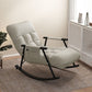 Waterproof Modern Style Single Rocker Chair Simple Chair for Living Room Clearhalo 'Chairs & Seating' 'furn' 'furn_rocking_chairs' 'Furniture' 'Living Room Furniture' 'Rocking Chairs' 'rocking_chairs' 1200x1200_9ec0505c-e5f4-4569-aa43-bf9ad9483a90