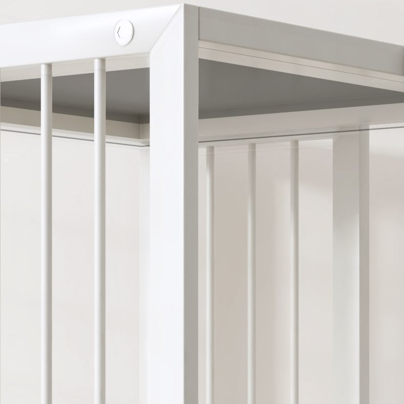 Estantería moderna de estantería de metal estándar estantería vertical vertical