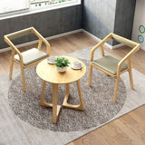 Table à manger en bois clair avec chaises en bois 1/2/3/4 pièces modernes