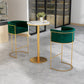 Nordic Design Upholstered Bar Stools for Home Use Luxury Low Back Round Stools Clearhalo 'Bar Furniture' 'Bar Stools' 'bar_stools' 'furn' 'furn_bar_stools' 'Furniture' 'furniture_bar_stools' 'Kitchen & Dining Furniture' 1200x1200_9ec3d275-c236-496a-8f93-7969fa7d5680
