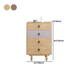 Cofre de madera moderno con patas y cajones rectos acento cofre