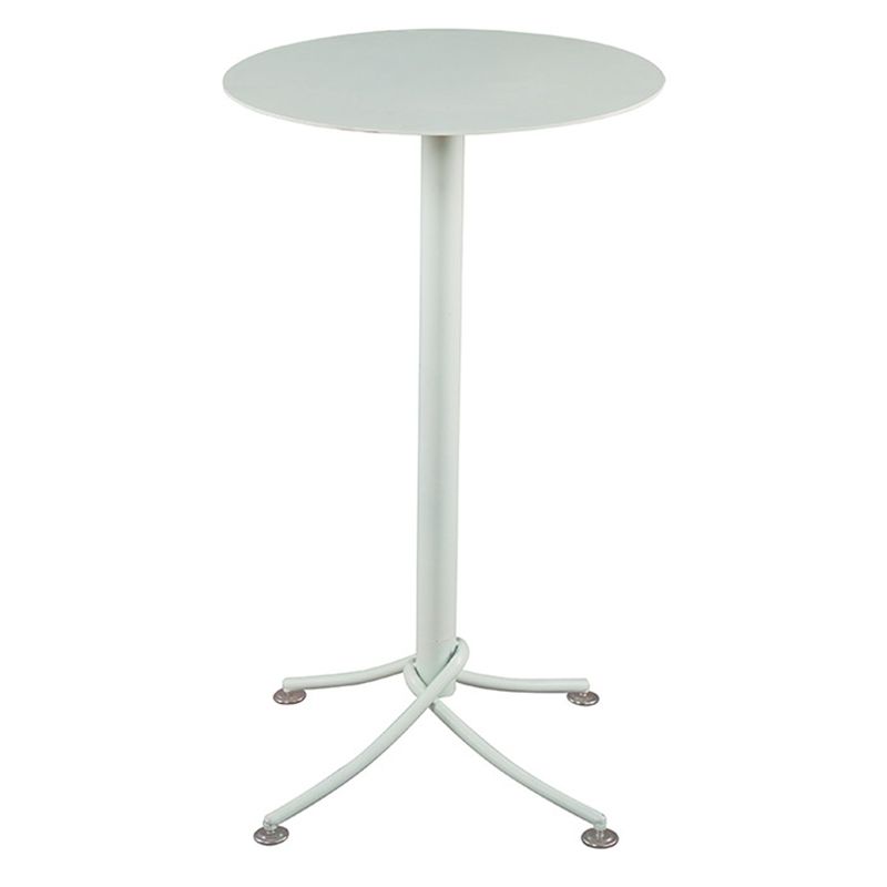 Industrial Outdoor Bar Height Table Metal Bar Table with Pedestal Clearhalo 'Bar Furniture' 'Bar Tables' 'bar_tables' 'furn' 'furn_bar_tables' 'Furniture' 'Kitchen & Dining Furniture' 1200x1200_9ec68d19-c947-4794-b9fe-431b7e623024