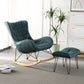Modern Indoor Sofa Rocking Chair Nursery Rocking Chair with Ottoman Clearhalo 'Chairs & Seating' 'furn' 'furn_rocking_chairs' 'Furniture' 'Living Room Furniture' 'Rocking Chairs' 'rocking_chairs' 1200x1200_9ec81e9a-1866-427e-b4e4-02e6158933a1