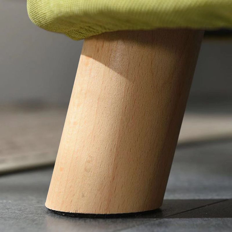 Contemporary Round Ottoman Footrest Plain Cotton Fade Resistant Sherpa Pouf Clearhalo 'furn' 'furn_ottomans_poufs' 'Furniture' 'Living Room Furniture' 'Ottomans & Poufs' 'ottomans_poufs' 1200x1200_9ec9a3fc-22c5-4d25-8411-fe786480af71