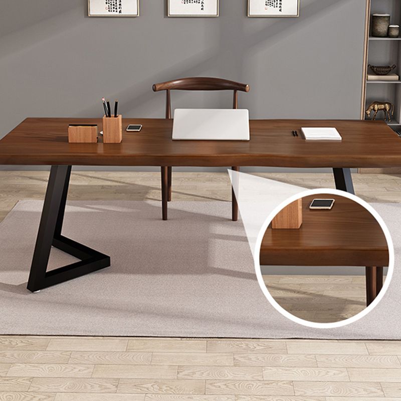 Rectangle Shape Office Table Industrial Rectangle Working Desk Clearhalo 'furn' 'furn_office_desk' 'Furniture' 'furniture_office_desk' 'Office Desks' 'Office Furniture' 'office_desk' 1200x1200_9eca1784-43fc-4398-af1e-efe233298eb3