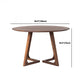 Modern 1/2/4/5 Pieces Round Dining Set Solid Wood Dinette Table with Wood Chairs