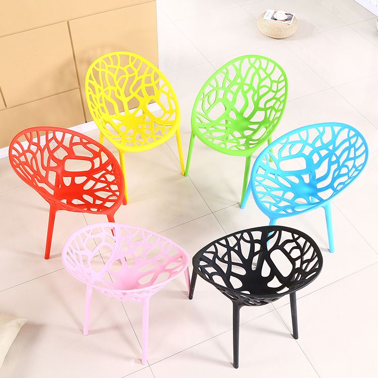 Contemporary Plastic Dining Room Chairs Armless Open Back Dining Side Chair for Restaurant Clearhalo ' kitchen&dining_furn' 'Dining Chairs' 'Dining Tables & Seating' 'dining_chair' 'furn' 'furn_dining_chair' 'Furniture' 'furniture_dining_chair' 'Kitchen & Dining Furniture' 'kitchen' 1200x1200_9eca5362-02df-44ab-be01-fbe15b44e198