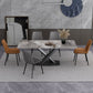 Simple Gray Sintered Stone Dining Table Kitchen Standard Dining Table with Pedestal Base Clearhalo ' dining_table' 'Dining Tables & Seating' 'Dining Tables' 'furn' 'furn_dining_table' 'Furniture' 'furniture_dining_table' 'Kitchen & Dining Furniture' 'kitchen&dining_furn' 'kitchen' 'kitchen_dining_table' 1200x1200_9eccf164-9d77-4306-a810-d5a41bc9f4f6