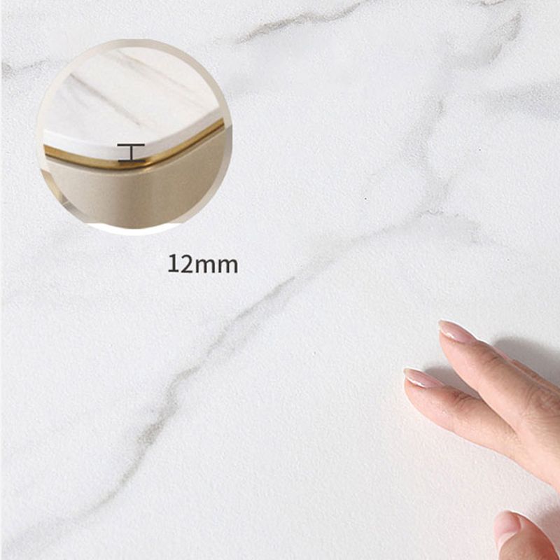 Comptoir de maquillage de commode en marbre contemporain avec tiroirs de rangement pour chambre à coucher