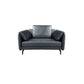 Contemporary Dark Grey Sofa with Bolster Pillows for Living Room Clearhalo 'furn' 'furn_sectionals' 'Furniture' 'Living Room Furniture' 'Sectionals' 1200x1200_9ecdc8c4-8bcd-4cbc-a2e0-f0a02312ba8b