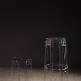 Modern Style Bar-stool Acrylic Round Counter Bar Stool for Kitchen Bar
