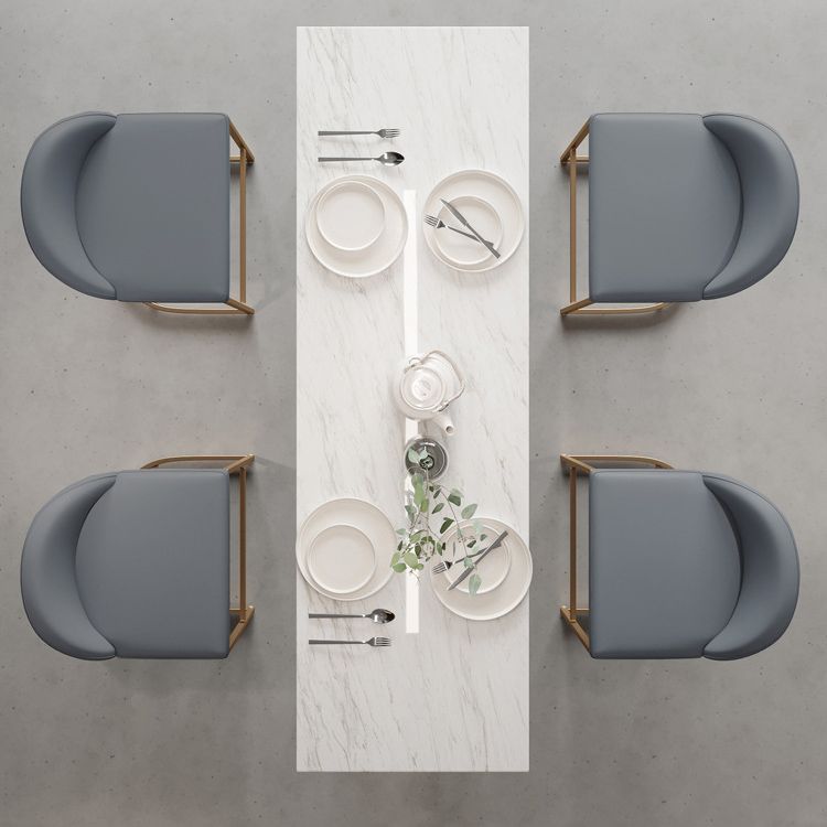 Glam 1/2/5 Pieces Sintered Stone Bar Table Set Rectangular Counter Set for Home Use Clearhalo 'Bar Furniture' 'furn' 'furn_home_bar_bar_sets' 'Furniture' 'Home Bars & Bar Sets' 'home_bar_bar_sets' 'Kitchen & Dining Furniture' 1200x1200_9ed2546a-d7c2-4786-8743-97be33e9d4c7